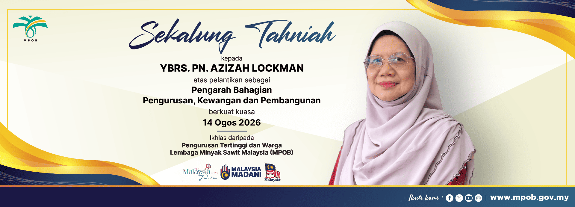 Penafian Iklan Jawatan Kosong di MPOB